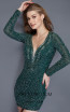 Primavera Couture 3140 Forest Green Front Dress