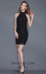 Primavera Couture 3153 Black Front Dress