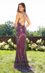 Primavera Couture 3202 Back Plum Dress
