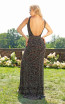 Primavera Couture 3205 Back Black Multi Dress