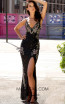 Primavera Couture 3211 Black Front Dress