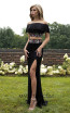 Primavera Couture 3215 Front Black Dress