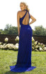 Primavera Couture 3218 Back Royal Blue Dress