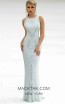 Primavera Couture 3227 Front Aqua Dress