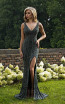 Primavera Couture 3228 Front Forest Green Dress