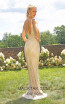 Primavera Couture 3234 Back Nude Gold Dress