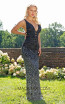 Primavera Couture 3239 Front Black Silver Dress
