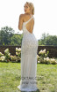Primavera Couture 3251 Back Ivory Dress