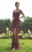 Primavera Couture 3253 Front Burgundy Dress
