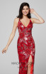 Primavera Couture 3401 Red Front Dress