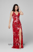 Primavera Couture 3401 Red Front Dress