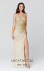 Primavera Couture 3403 Nude Gold Front Dress