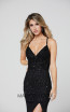 Primavera Couture 3404 Black Front Dress