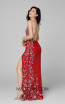 Primavera Couture 3405 Red Back Dress