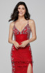 Primavera Couture 3405 Red Front Dress