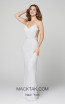 Primavera Couture 3406 White Front Dress
