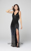 Primavera Couture 3407 Black Front Dress