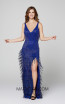 Primavera Couture 3407 Blue Front Dress