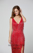 Primavera Couture 3407 Red Front Dress