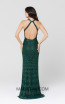 Primavera Couture 3411 Forest Green Back Dress 