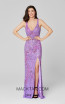 Primavera Couture 3412 Lilac Front Dress