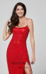 Primavera Couture 3413 Red Front Dress