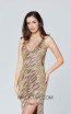 Primavera Couture 3417 Beige Front Dress