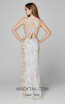 Primavera Couture 3417 Ivory Gold Back Dress