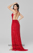 Primavera Couture 3418 Red Back Dress