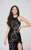 Primavera Couture 3420 Black Front Dress