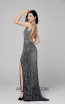 Primavera Couture 3422 Black Silver Side Dress