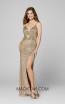 Primavera Couture 3422 Nude Gold Front Dress