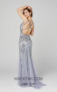 Primavera Couture 3423 Platinum Back Dress