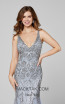 Primavera Couture 3423 Platinum Front Dress
