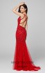 Primavera Couture 3423 Red Back Dress