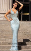 Primavera Couture 3425 Power Blue Front Dress