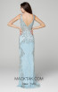 Primavera Couture 3425 Power Blue Back Dress