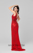 Primavera Couture 3425 Red Back Dress