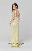 Primavera Couture 3425 Yellow Back Dress
