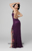 Primavera Couture 3427 Aubergine Back Dress