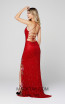 Primavera Couture 3427 Red Back Dress