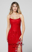 Primavera Couture 3427 Red Front Dress