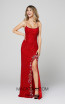 Primavera Couture 3427 Red Front Dress