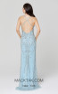 Primavera Couture 3428 Power Blue Back Dress