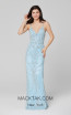 Primavera Couture 3428 Power Blue Front Dress