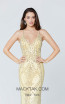Primavera Couture 3428 Yellow Front Dress