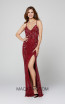 Primavera Couture 3429 Red Front Dress