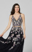 Primavera Couture 3431 Black Front Dress