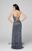 Primavera Couture 3435 Charcoal Back Dress