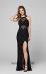 Primavera Couture 3436 Black Front Dress